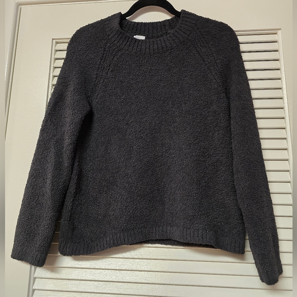 Stars Above - Grey Cozy Long-Sleeve Sweater